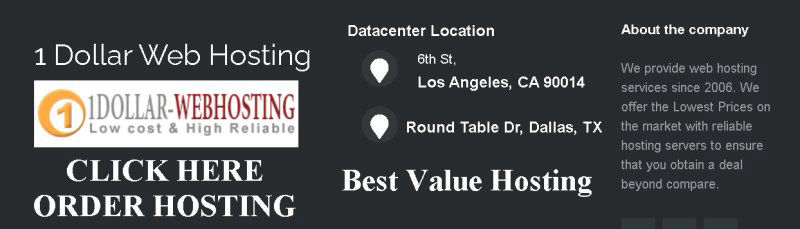 1DollarWeb Hosting